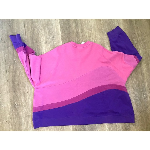 Disney Parks Alice Sweatshirt Terry Oversized Cheshire Cat Face 2XL GUC Top 2025 - Picture 5 of 7